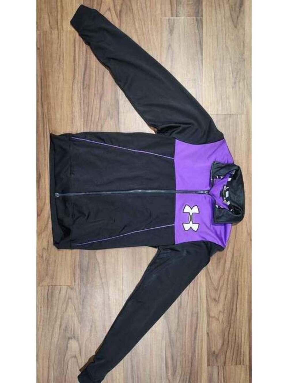 Under Armour Adult Small Jacket Black Purple